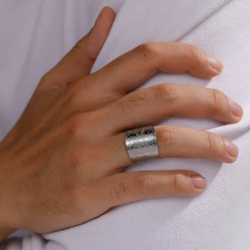 Ring Pentagramm Tetragramm Hexerei Zauberei