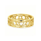 Damenring mit symbolischen jüdischen <span data-glossary-id="etoiles-de-david">Davidsternen</span> aus Gold