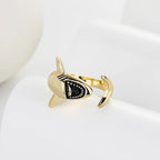 Hai-Ring für Damen Gold