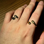 Retro Wassertropfen Ring 