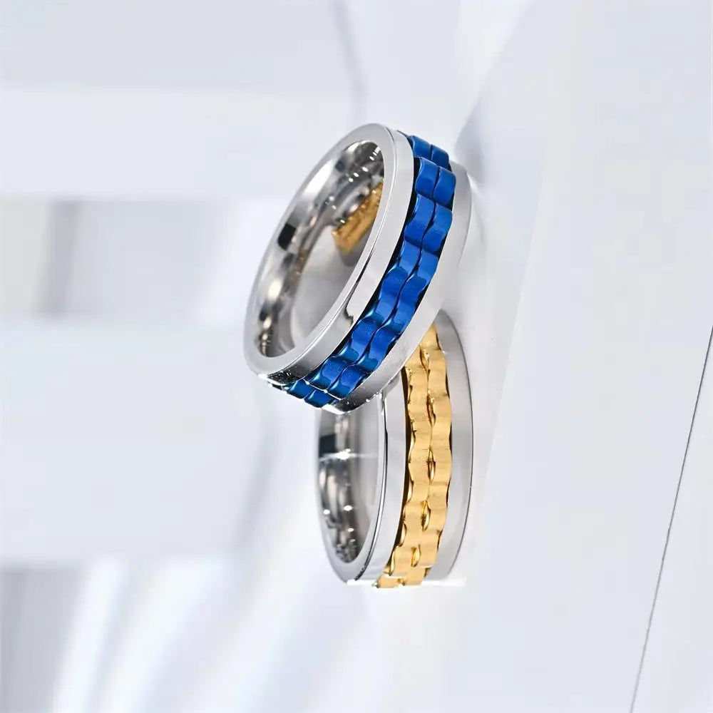 Drehbarer Ring gegen Angst für Herren 4