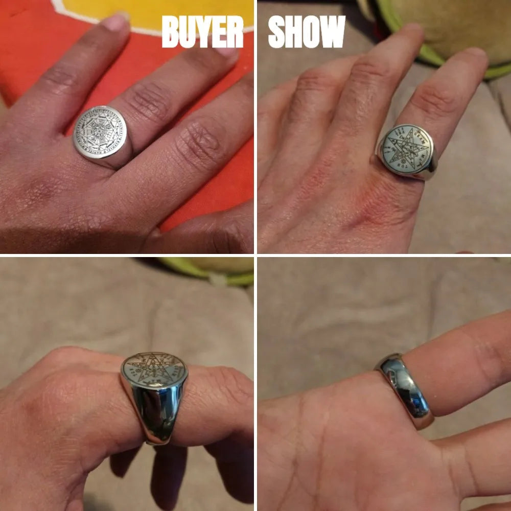 Ring Hekate Rad Strophalos Hexerei Wicca Silber