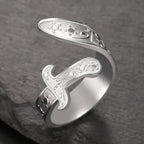 Ring mit Ali Zulfiqar Schwert arabisches Symbol Silber