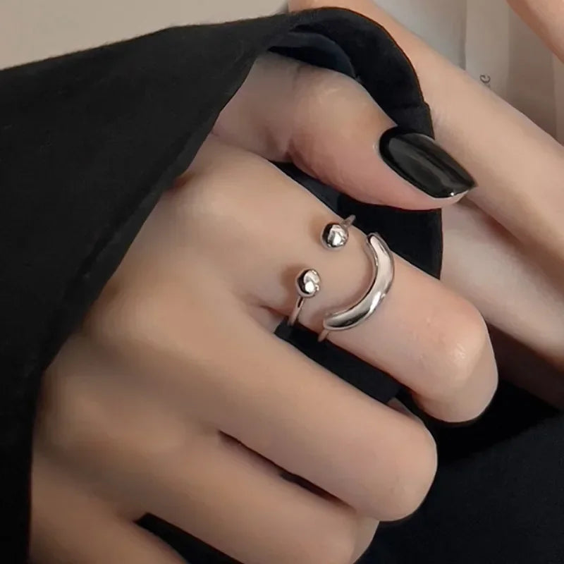 Smiley-Lächeln-Ring gegen Angst 