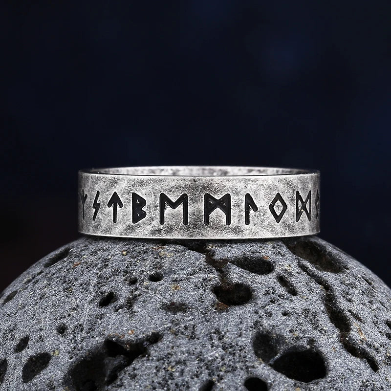Ring im Wikinger-Runen-Stil für Herren