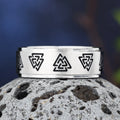Valknut Wikinger Stil Herrenring