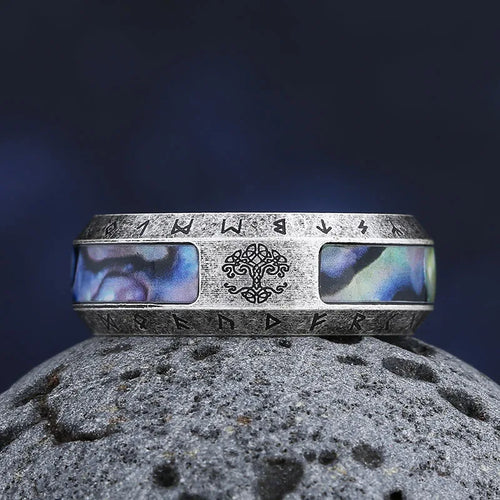 Viking-Stil Yggdrasil Herrenring