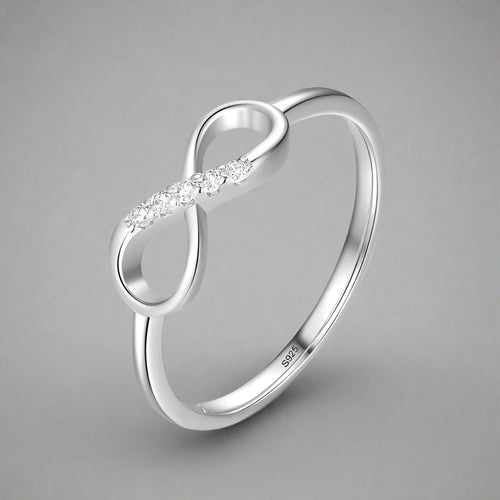 Unendlichkeitssymbol Ring Damen Zirkone