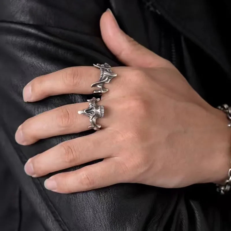 Totenkopf-Ring für Männer oder Frauen A