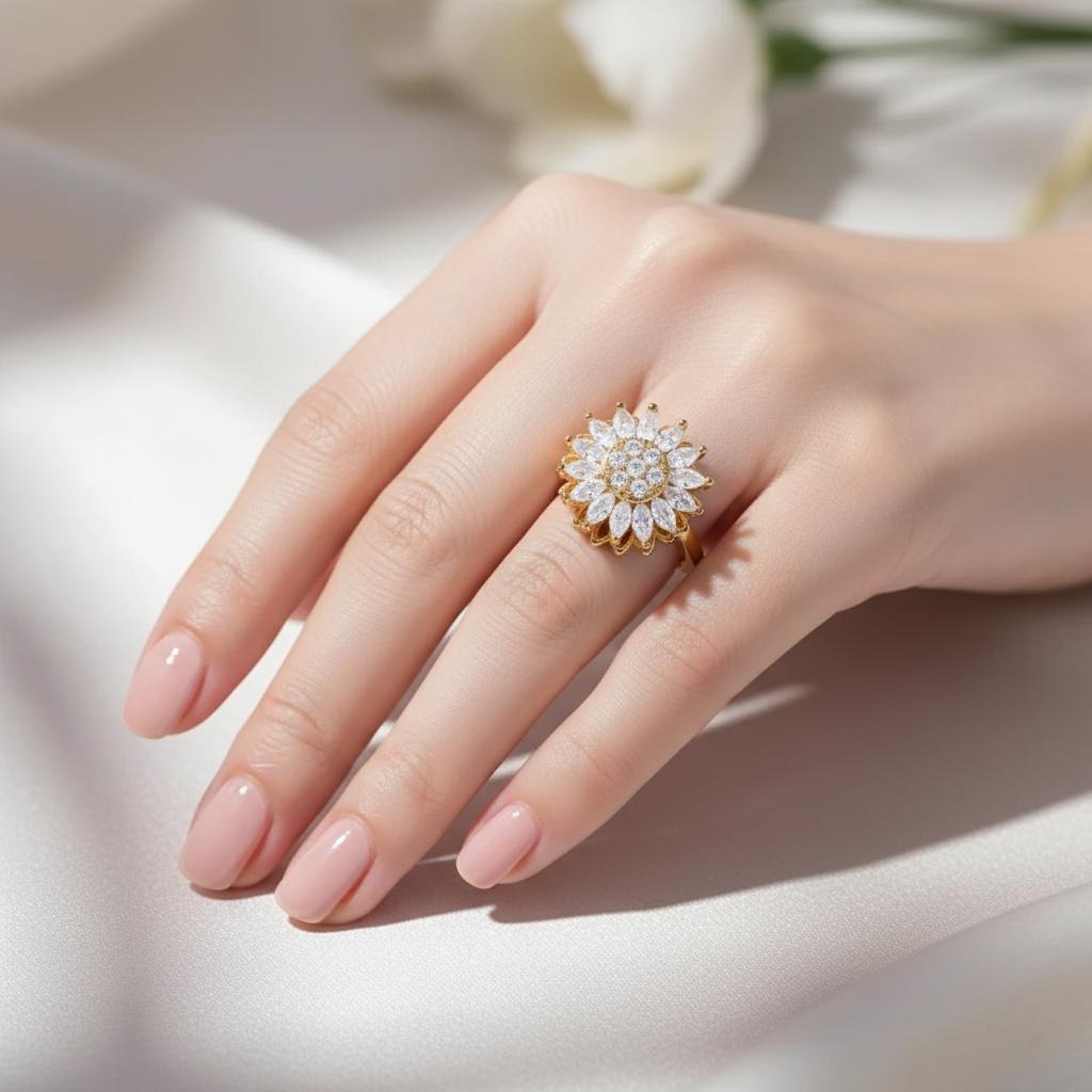 Anti-Stress Sonnenblumenring 