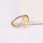 Triquetra-Ring Irischer Knoten der Dreifaltigkeit Gold