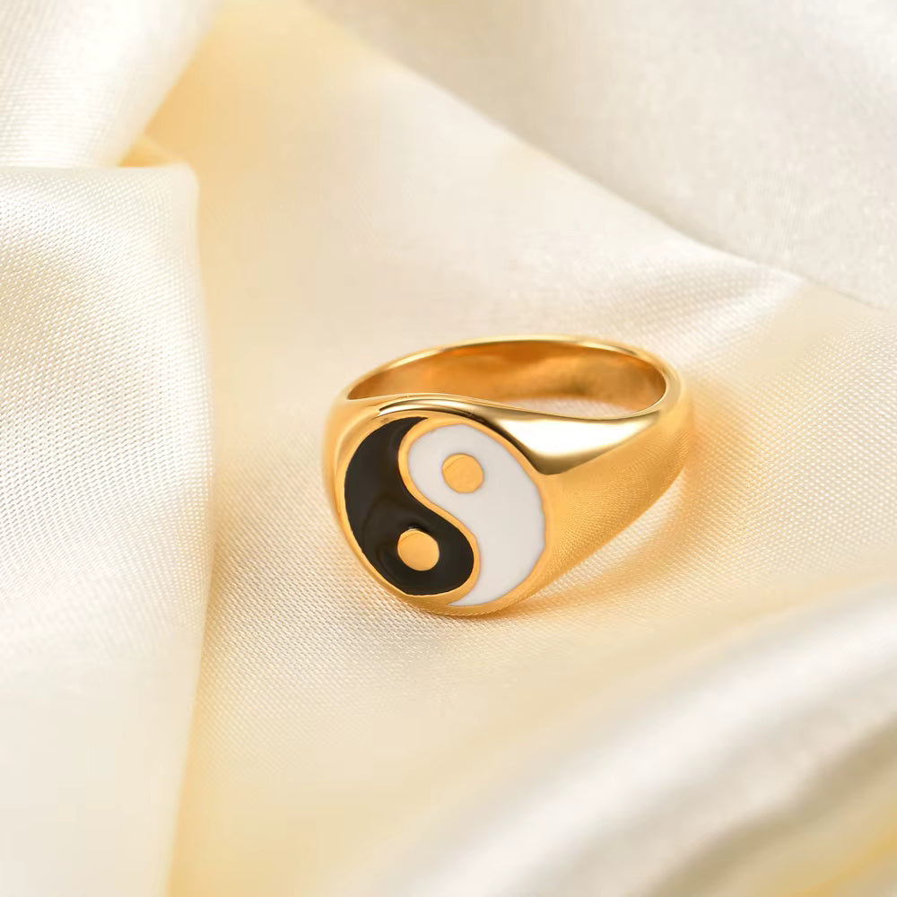 Yin Yang Ring Herren Damen 