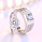 Ringe für Paare Blumenring