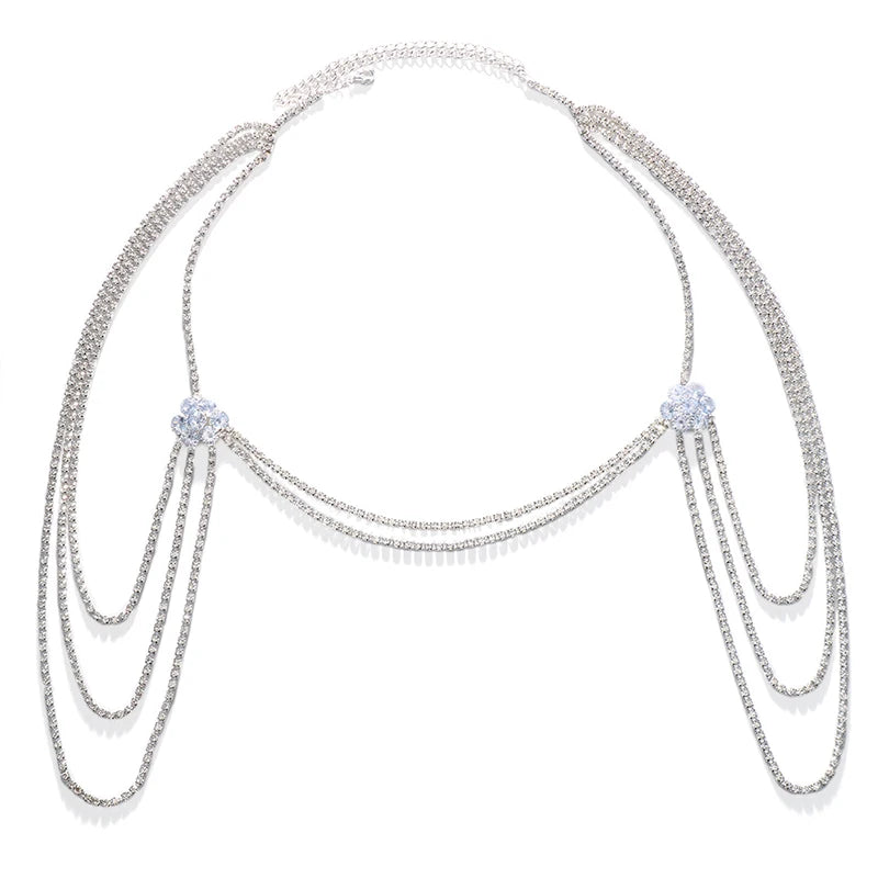 Schmuck für die Schulter Damen - Schlüsselbein- & Schulternkette Silber