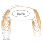 Schulter Schmuck Damen - Schlüsselbein & Schulterkette gold