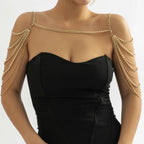 Schulter Schmuck Damen - Schlüsselbein & Schulterkette gold