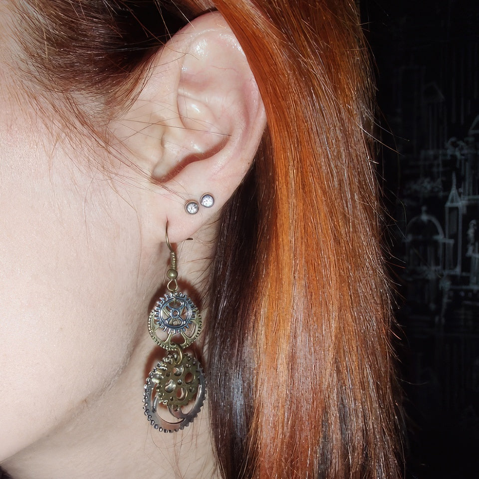 Steampunk Ohrringe Schmuck 