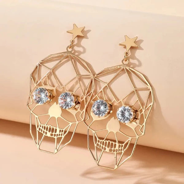 Ohrring Totenkopf für Damen