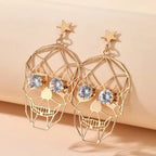 Ohrring Totenkopf für Damen