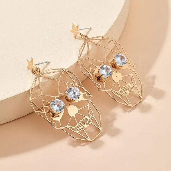 Ohrring Totenkopf für Damen