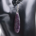 Amethyst-Silber-Ohrringe