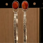 Ethnisch inspirierte Creolen-Ohrringe