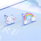 Regenbogen-Ohrringe