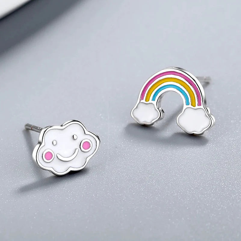 Regenbogen-Ohrringe