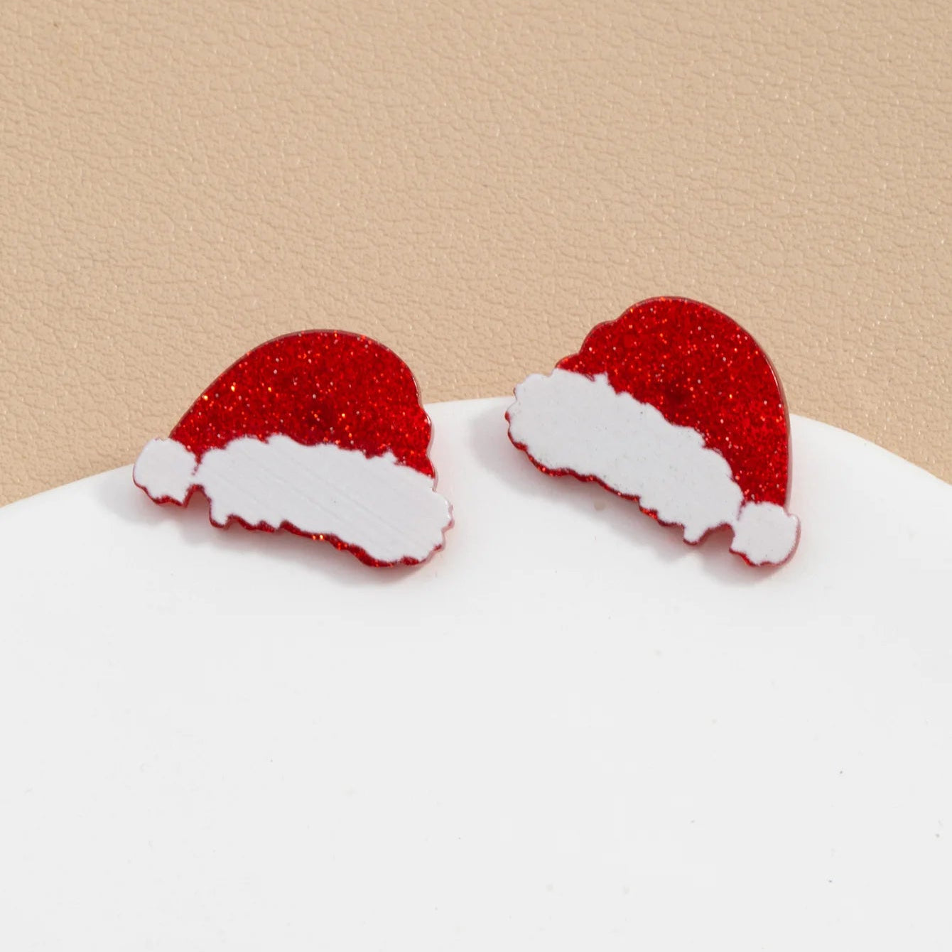 Ohrstecker Tasse mit Schneeflocke
