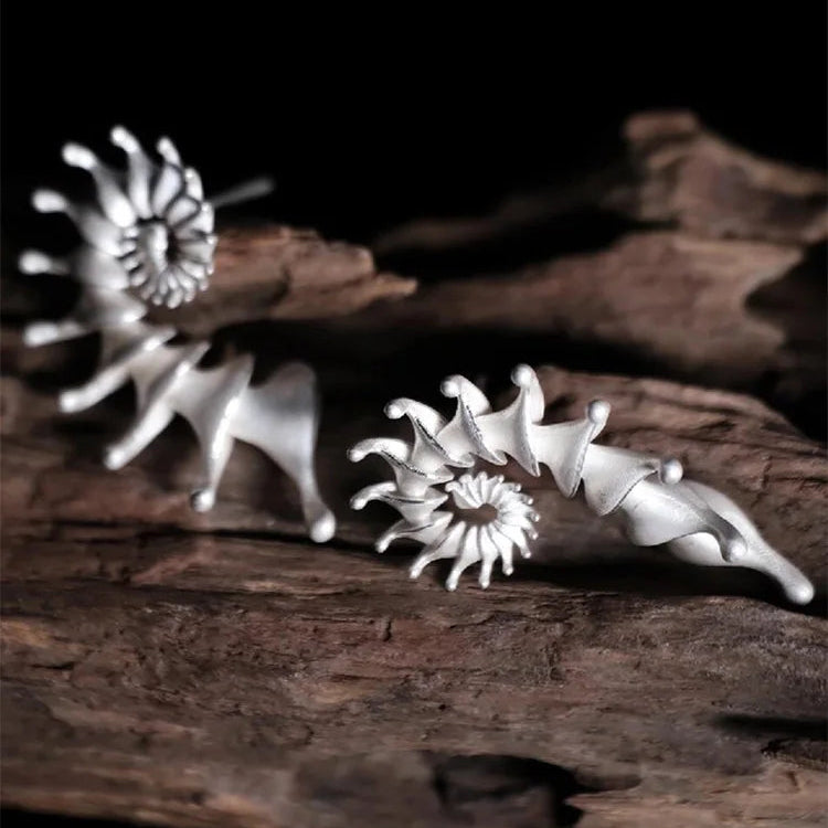 Ohrstecker Design Muschel