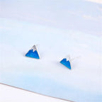 Dreieckige Ohrstecker Iceberg