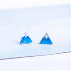 Dreieckige Ohrstecker Iceberg