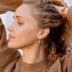 Ohrstecker mit Kristall-Sternen