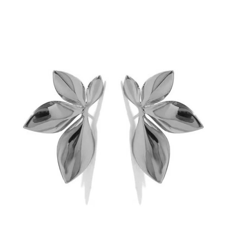 Ohrstecker Blumen Silber