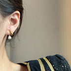 Ohrstecker Tropfenförmig