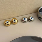 Vintage Ohrstecker gegen den bösen Blick Gold
