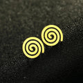 Ohrstecker Spirale Gold