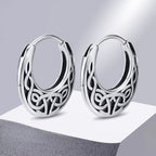 Nordische Wikinger Creolen Ohrringe 