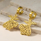 Hängende Ohrringe für Damen Ramadan Arabisch Gold