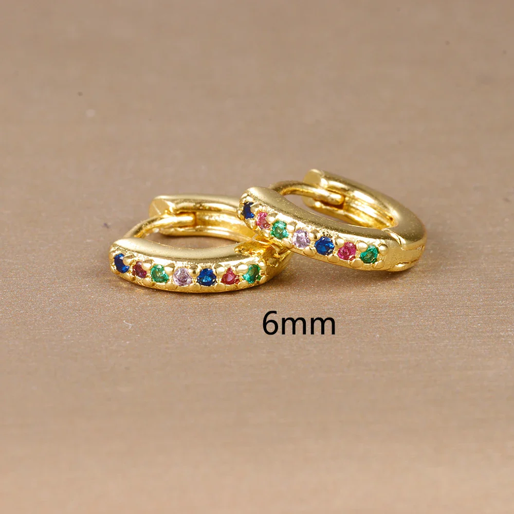 Regenbogen-Ohrringe für Damen 