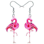 Ohrringe mit rosa Flamingos 