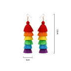 Regenbogen-Ohrringe für Damen
