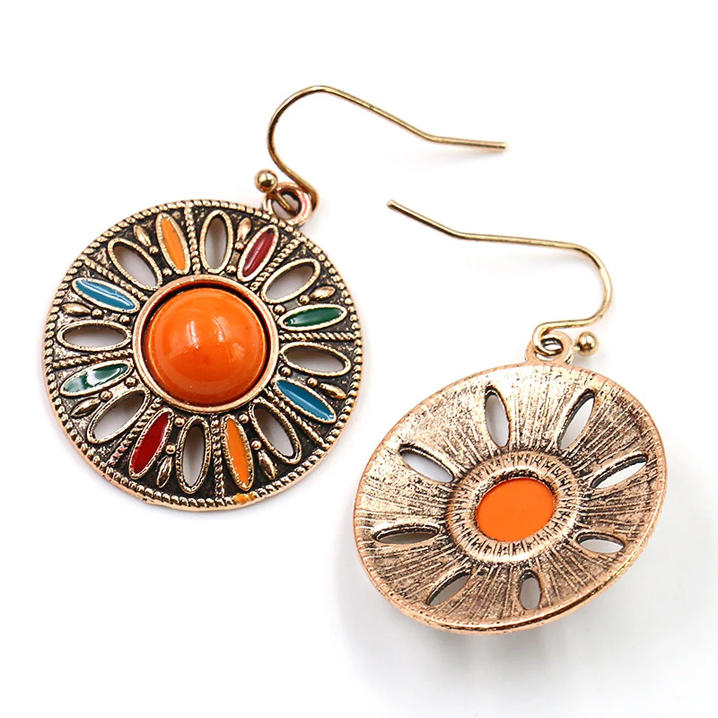 Bunte Boho-Hängende Ohrringe