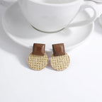 Bohème-Stil Ohrringe mit natürlichem Effekt 