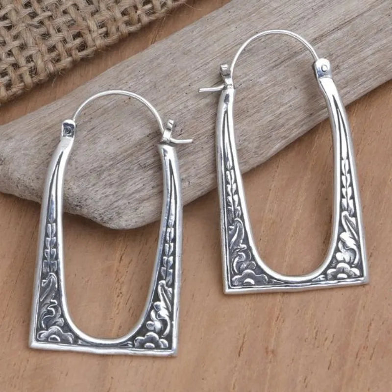 Vintage-Ohrringe im ethnischen Stil zum Hängen