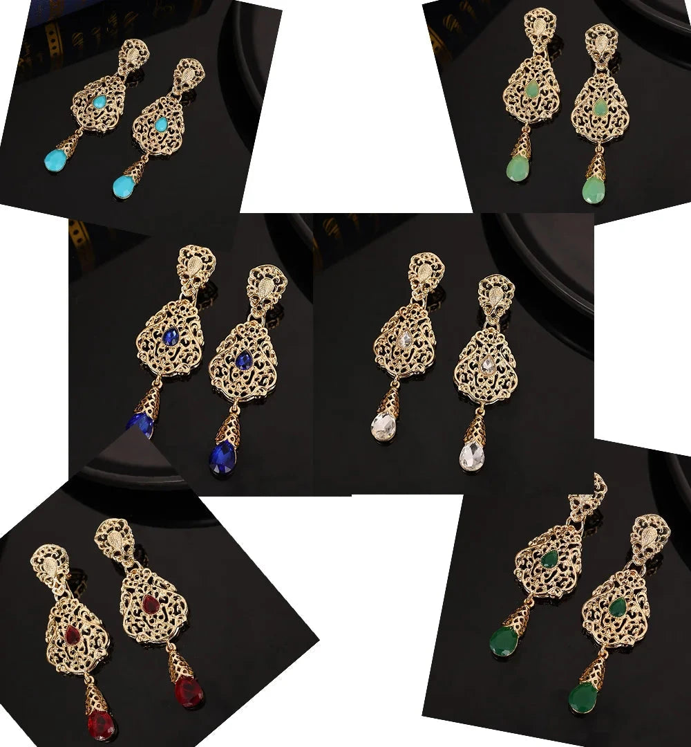 Ethnische orientalische hängende Ohrringe
