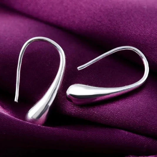 Hängende Ohrringe Wassertropfen