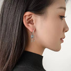 Hängende Ohrringe Buddhistische Gebetsrad