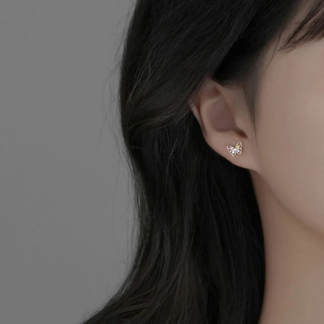 Schmetterlings-Ohrringe für Damen