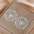 Hängende Ohrringe Hekate Rad Strophalos Damen Silber